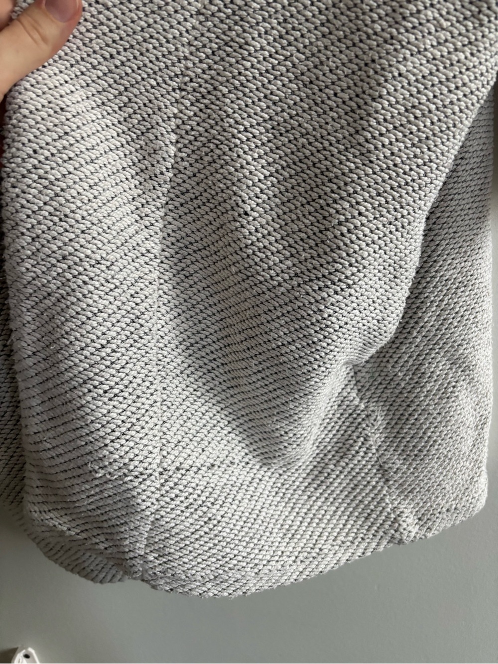 OAK + FORT Textured Open-Front Cardigan Light Gray - Picture 11 of 16